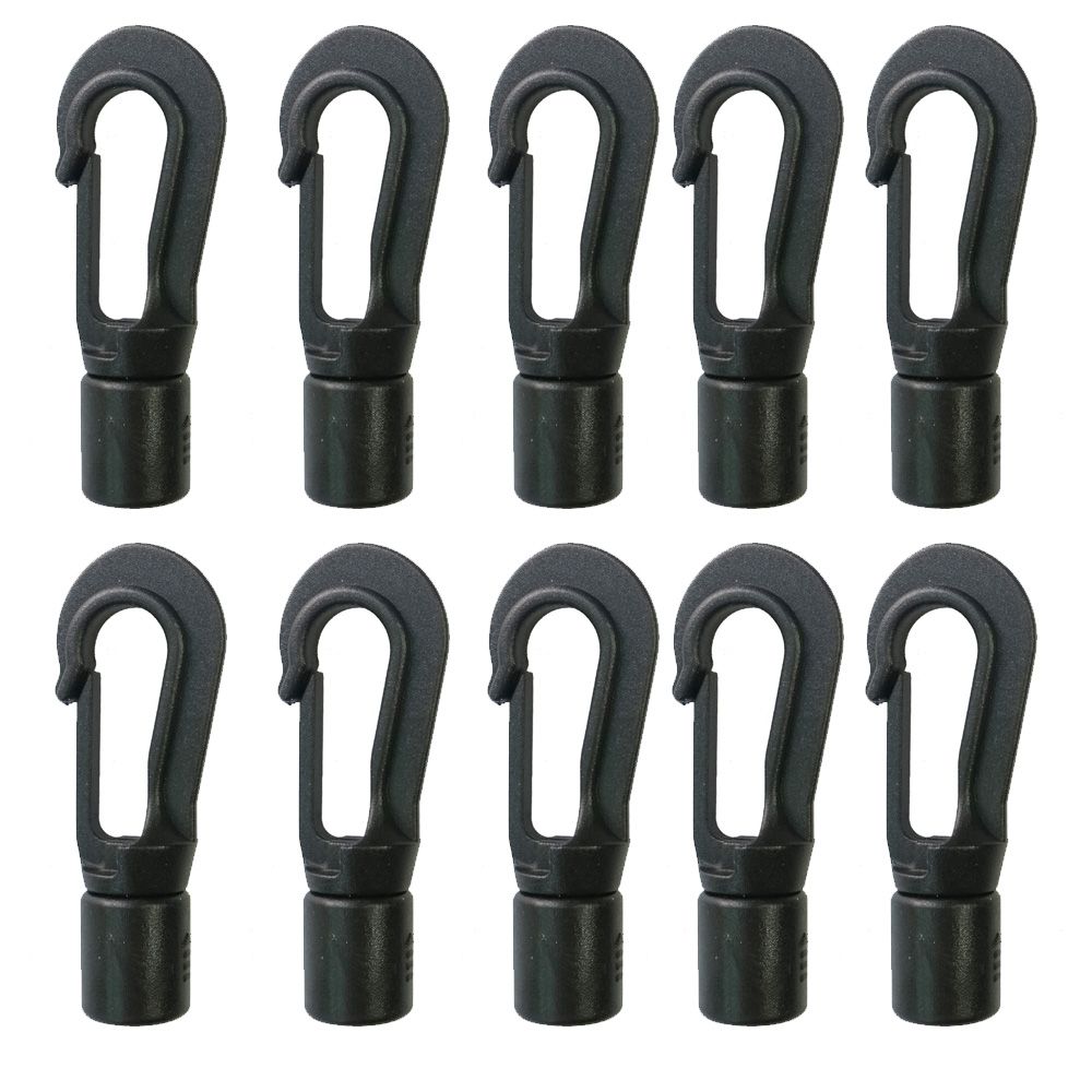 Fishing Boat Oar - 5/10Pcs Plastic Snap Hook Clip Bungee